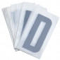 LETTRE PLAQUE PVC MOTO/SCOOTER 45mm D (VENDU PAR 10) 3700948121498