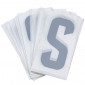 LETTER FOR LICENSE PLATE PVC MOTORBIKE/SCOOTER 45mm S (SOLD PER 10) 3700948121764