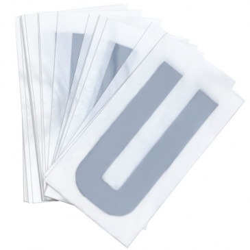 LETTER FOR LICENSE PLATE PVC MOTORBIKE/SCOOTER 45mm U (SOLD PER 10) 3700948121801