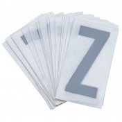 LETTRE PLAQUE PVC MOTO/SCOOTER 45mm Z (VENDU PAR 10) 3700948121894