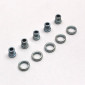 CHAINRING BOLT SET- STRONGLIGHT (ROAD BIKE) for STAINLESS THIRD CHAINRING (SET OF 5) 3700223707430