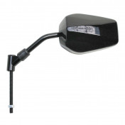 RETROVISEUR ADAPTABLE PEUGEOT 50 SPEEDFIGHT 3 2009> REVERSIBLE NOIR (HOMOLOGUE CE) (VENDU A L'UNITE) -P2R- 3700948062500