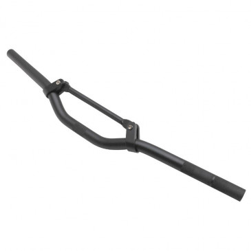 GUIDON SCOOT REPLAY STREET ALU NOIR MAT L625MM AVEC BARRE DE RENFORT (H40MM SOUS BARRE) 3700948036563