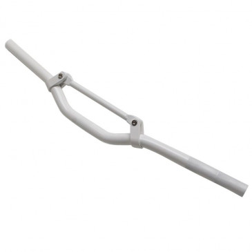 HANDLEBAR FOR SCOOTER REPLAY STREET ALUMINIUM WHITE W625MM -WITH CROSSBAR- (H40mm UNDER CROSSBAR)