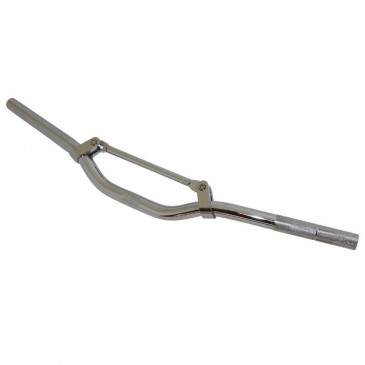 GUIDON SCOOT REPLAY STREET ALU POLI L625MM AVEC BARRE DE RENFORT (H40MM SOUS BARRE) 3700948036570