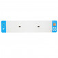 PLASTIC STRIP FOR BLANK PVC LICENSE PLATE (CAR FORMAT 520X110)-DEPT 83/EUROPE (SOLD PER UNIT)