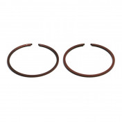 PISTON RING FOR 50CC MOTORBIKE FOR MINARELLI 50 AM6/MBK 50 X-POWER, X-LIMIT/YAMAHA 50 TZR, DTR/PEUGEOT 50 XPS/RIEJU 50 RS1/BETA 50 RR/APRILIA 50 RS 1995>2005 (SOLD PER PAIR) -P2R ECO-