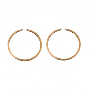 PISTON RING FOR 50CC MOTORBIKE FOR DERBI 50 SENDA, GPR/GILERA 50 SMT, RCR (1 RING L SHAPED + 1 STANDART RING) PAIR - P2R 3700948062777