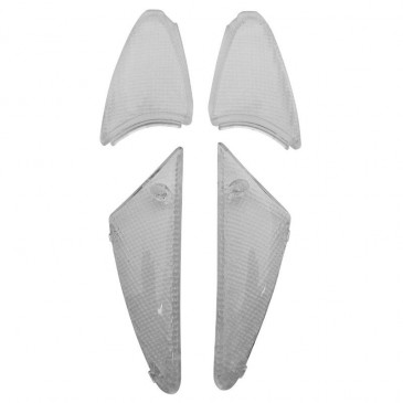 CABOCHON CLIGNOTANT SCOOT ADAPTABLE PEUGEOT 50 BUXY, ZENITH, SPEEDAKE AV+AR TRANSPARENT (x4) -REPLAY- 3700948031131