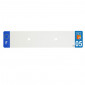 PLASTIC STRIP FOR BLANK PVC LICENSE PLATE (CAR FORMAT 520X110)-DEPT 05/EUROPE (SOLD PER UNIT)