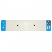 BANDE PLAQUE AUTO 520x110 POUR PVC VIERGE DEP. 07/EURO (VENDU A L'UNITE) 3700948117712