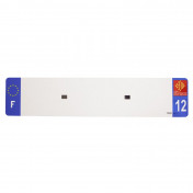 BANDE PLAQUE AUTO 520x110 POUR PVC VIERGE DEP. 12/EURO (VENDU A L'UNITE) 3700948117767
