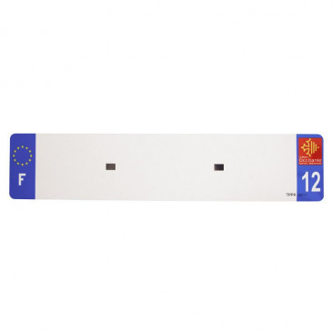 PLASTIC STRIP FOR BLANK PVC LICENSE PLATE (CAR FORMAT 520X110)-DEPT 12/EUROPE (SOLD PER UNIT) 3700948117767