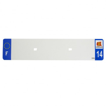 PLASTIC STRIP FOR BLANK PVC LICENSE PLATE (CAR FORMAT 520X110)-DEPT 14/EUROPE (SOLD PER UNIT) 3700948117781