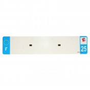 BANDE PLAQUE AUTO 520x110 POUR PVC VIERGE DEP. 25/EURO (VENDU A L'UNITE) 3700948117880