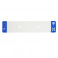 PLASTIC STRIP FOR BLANK PVC LICENSE PLATE (CAR FORMAT 520X110)-DEPT 26/EUROPE (SOLD PER UNIT)