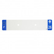 BANDE PLAQUE AUTO 520x110 POUR PVC VIERGE DEP. 26/EURO (VENDU A L'UNITE) 3700948117897