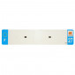 PLASTIC STRIP FOR BLANK PVC LICENSE PLATE (CAR FORMAT 520X110)-DEPT 27/EUROPE (SOLD PER UNIT)