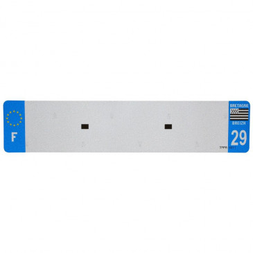 BANDE PLAQUE AUTO 520x110 POUR PVC VIERGE DEP. 29/EURO (VENDU A L'UNITE)