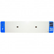 BANDE PLAQUE AUTO 520x110 POUR PVC VIERGE DEP. 38/EURO (VENDU A L'UNITE) 3700948118016