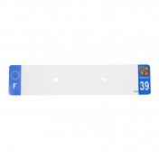 BANDE PLAQUE AUTO 520x110 POUR PVC VIERGE DEP. 39/EURO (VENDU A L'UNITE) 3700948118023