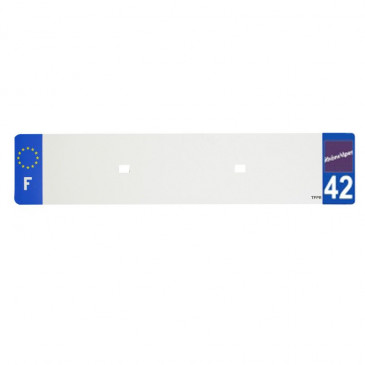 BANDE PLAQUE AUTO 520x110 POUR PVC VIERGE DEP. 42/EURO (VENDU A L'UNITE)