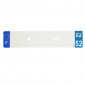 PLASTIC STRIP FOR BLANK PVC LICENSE PLATE (CAR FORMAT 520X110)-DEPT 52/EUROPE (SOLD PER UNIT)