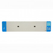 BANDE PLAQUE AUTO 520x110 POUR PVC VIERGE DEP. 54/EURO (VENDU A L'UNITE) 3700948118177