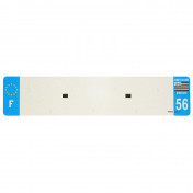 PLASTIC STRIP FOR BLANK PVC LICENSE PLATE (CAR FORMAT 520X110)-DEPT 56/EUROPE (SOLD PER UNIT) 3700948118191