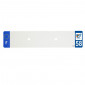 PLASTIC STRIP FOR BLANK PVC LICENSE PLATE (CAR FORMAT 520X110)-DEPT 58/EUROPE (SOLD PER UNIT)