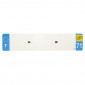 PLASTIC STRIP FOR BLANK PVC LICENSE PLATE (CAR FORMAT 520X110)-DEPT 71/EUROPE (SOLD PER UNIT)