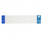 PLASTIC STRIP FOR BLANK PVC LICENSE PLATE (CAR FORMAT 520X110)-DEPT 73/EUROPE (SOLD PER UNIT)