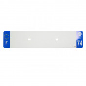 BANDE PLAQUE AUTO 520x110 POUR PVC VIERGE DEP. 74/EURO (VENDU A L'UNITE) 3700948118375