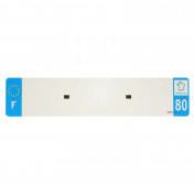 BANDE PLAQUE AUTO 520x110 POUR PVC VIERGE DEP. 80/EURO (VENDU A L'UNITE) 3700948118436