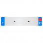 PLASTIC STRIP FOR BLANK PVC LICENSE PLATE (CAR FORMAT 520X110)-DEPT 81/EUROPE (SOLD PER UNIT)