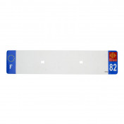 BANDE PLAQUE AUTO 520x110 POUR PVC VIERGE DEP. 82/EURO (VENDU A L'UNITE) 3700948118450