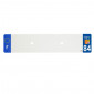 PLASTIC STRIP FOR BLANK PVC LICENSE PLATE (CAR FORMAT 520X110)-DEPT 84/EUROPE (SOLD PER UNIT) 3700948118474