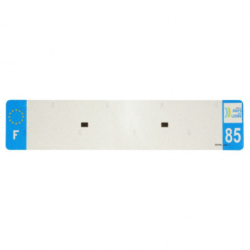 BANDE PLAQUE AUTO 520x110 POUR PVC VIERGE DEP. 85/EURO (VENDU A L'UNITE)