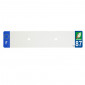 PLASTIC STRIP FOR BLANK PVC LICENSE PLATE (CAR FORMAT 520X110)-DEPT 87/EUROPE (SOLD PER UNIT)