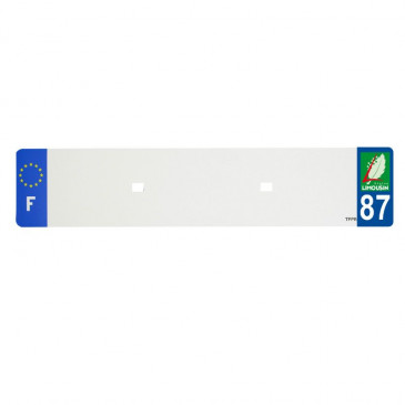 PLASTIC STRIP FOR BLANK PVC LICENSE PLATE (CAR FORMAT 520X110)-DEPT 87/EUROPE (SOLD PER UNIT)