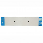 BANDE PLAQUE AUTO 520x110 POUR PVC VIERGE DEP. 88/EURO (VENDU A L'UNITE) 3700948118511