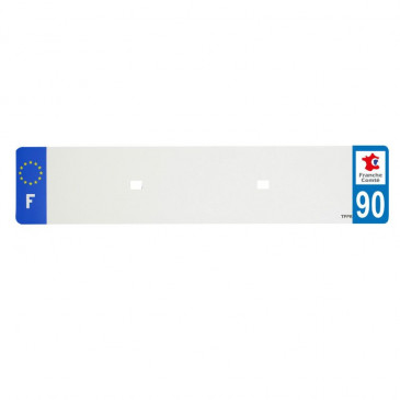 PLASTIC STRIP FOR BLANK PVC LICENSE PLATE (CAR FORMAT 520X110)-DEPT 90/EUROPE (SOLD PER UNIT) 3700948118535