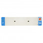 PLASTIC STRIP FOR BLANK PVC LICENSE PLATE (CAR FORMAT 520X110)-DEPT 94/EUROPE (SOLD PER UNIT)