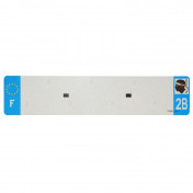 PLASTIC STRIP FOR BLANK PVC LICENSE PLATE (CAR FORMAT 520X110)-DEPT 2B/EUROPE (SOLD PER UNIT) 3700948118603
