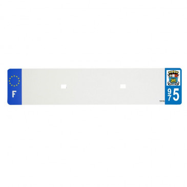 PLASTIC STRIP FOR BLANK PVC LICENSE PLATE (CAR FORMAT 520X110)-DEPT 975/EUROPE (SOLD PER UNIT)