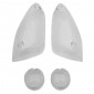 LENS FOR FLASHER FOR SCOOT MBK 50 NITRO 1999>/YAMAHA 50 AEROX 1999> FRONT+REAR TRANSPARENT (x4) -REPLAY 3700948031087