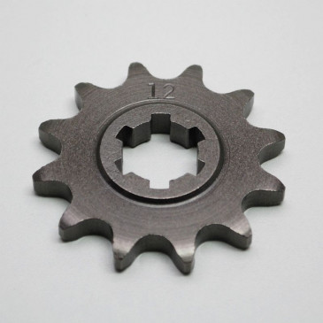 GEARBOX OUTPUT SPROCKET FOR 50cc MOTORBIKE SUZUKI 50 RMX, SMX 420 12 TEETH -SELECTION P2R-