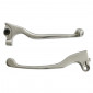 BRAKE LEVER (PAIR) FOR SCOOT REPLAY FOR PEUGEOT 50 LUDIX WITH DISC BRAKE- POLISHED ALUMINIUM-