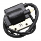 BOBINE ALLUMAGE CYCLO ADAPTABLE PEUGEOT 103 AVEC RUPTEUR (HAUTE TENSION EXTERIEURE) -P2R- 3700948049884