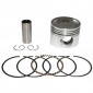 PISTON SCOOT ADAPTABLE SCOOTER 50 CHINOIS 4T GY6, 139QMB/PEUGEOT 50 V-CLIC 4T/KYMCO 50 AGILITY 4T/SYM 50 ORBIT 4T/BAOTIAN 50 BT49QT 4T/NORAUTO 50 RAZZO 4T (DIAM 39mm - AXE PISTON 13mm) -P2R- 3700948068472